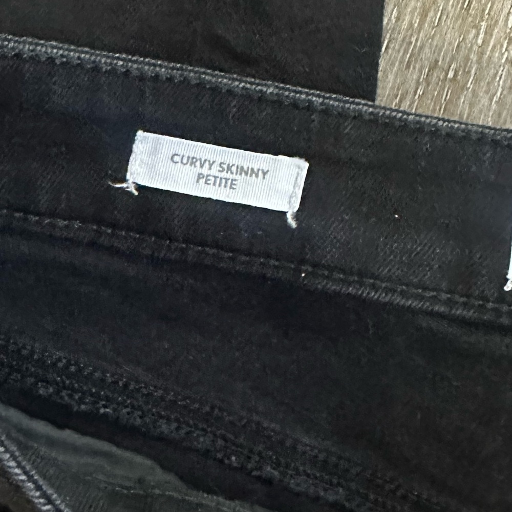 LOFT Women's High Rise Black Jeans - Picture 5 of 10